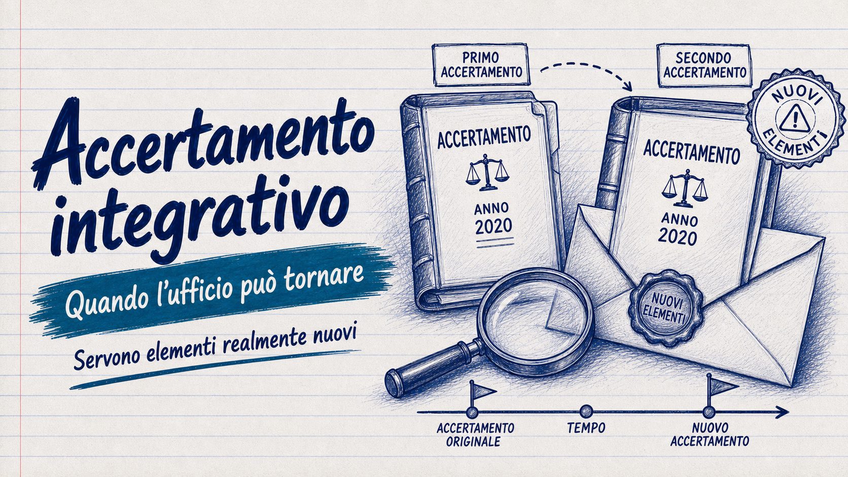 Accertamento integrativo: quando l’ufficio può tornare a rettificare