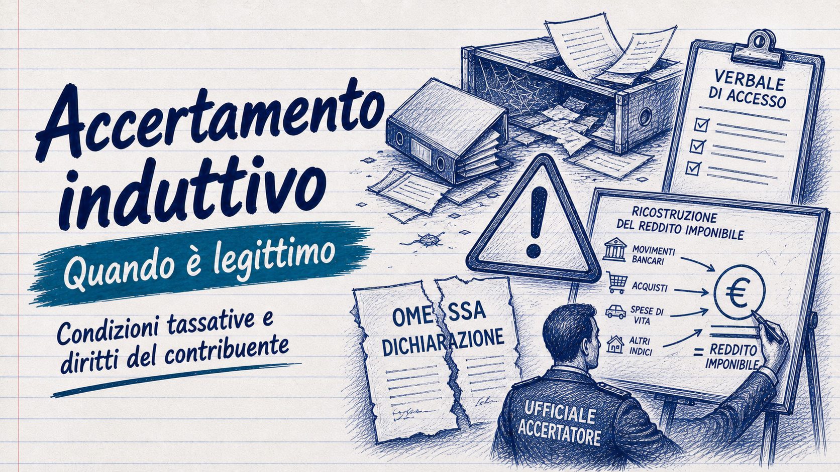 Accertamento induttivo: quando è legittimo e come funziona